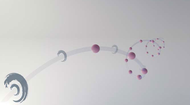 An artist's rendition of a Kelvin wave