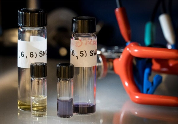 Carbon nanotubes in solution