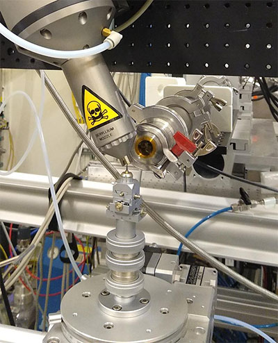 Experimental setup on Beamline P21.1