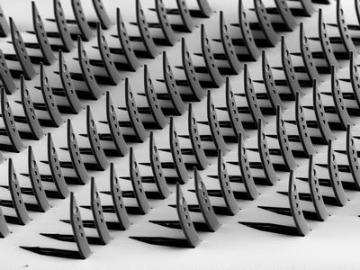 Flexible, high-density microelectrodes in three-dimensional shapes