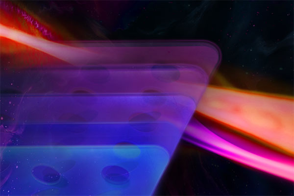 Graphic illustrating a platform for manipulating light on the nanoscale