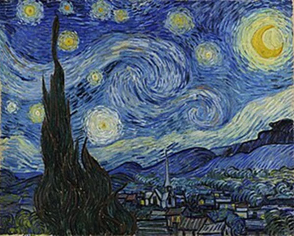 The Starry Night by Vincent van Gogh