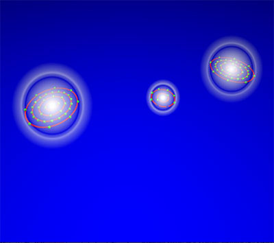 three atoms of the excited NeKr2 trimer keep roaming around each other for up to one picosecond.