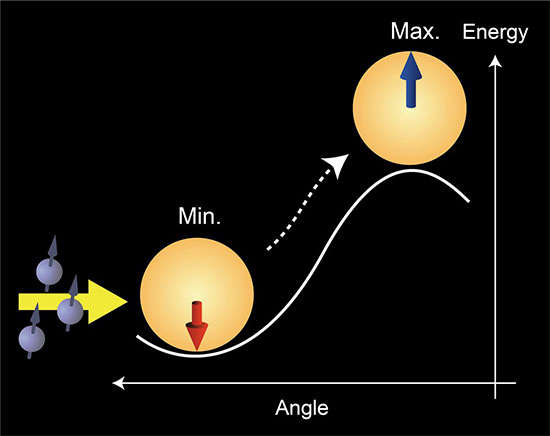 An image of the dynamical stability of spin under the spin transfer torque