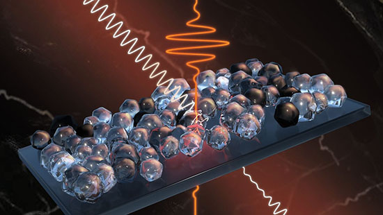 The optical transparency of ITO nanocrystals can be selectively modified using short laser pulses