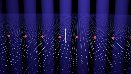 moire crystal - 4D  superspace lattice