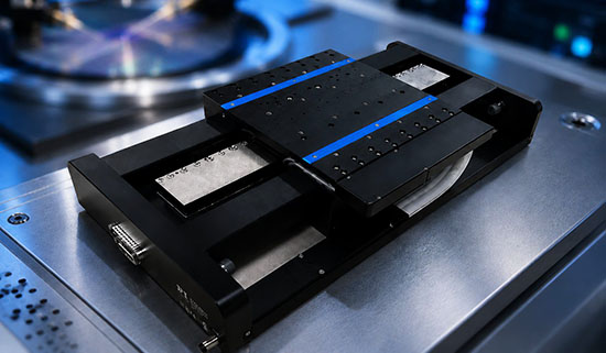 Motorized air bearings linear slides