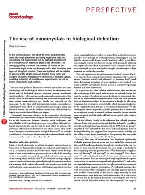 The use of nanocrystals in biological detection