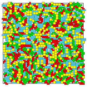 WUSTL chemists headed by Lev Gelb simulated the motions and behavior of particles on a lattice and found 