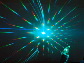 Hochleistungs-Femtosekunden - Weisslicht-Spektrum einer gezogenen Glasfaser
