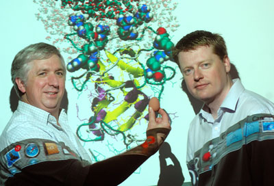 Professor Mark Rodger from Department of Chemistry and Centre for Scientific Computing, University of Warwick (left) Dr David Quigley from the Department of Physics and Centre for Scientific Computing, University of Warwick