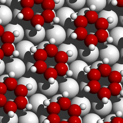Benzol Moleküle auf einer Ni(111) Oberfläche