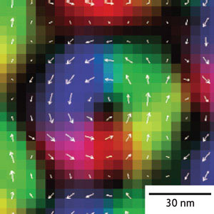 An overhead view of skyrmions observed directly using a Lorentz transmission electron microscope