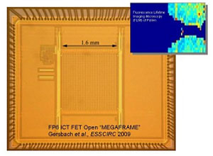 MEGAFRAME 32 x 32 Single Photon Avalanche Diode (SPAD) array