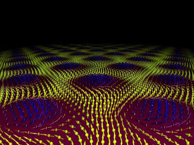 magnetic vortices in manganese silicon form a regular lattice