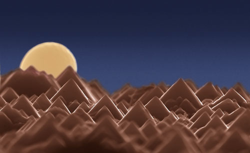 Rising Moon - nano-image