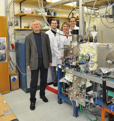 Experimentalphysiker Wolfgang Ernst und sein Team