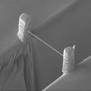A nano-wire made using ion beam milling for gas sensing applications