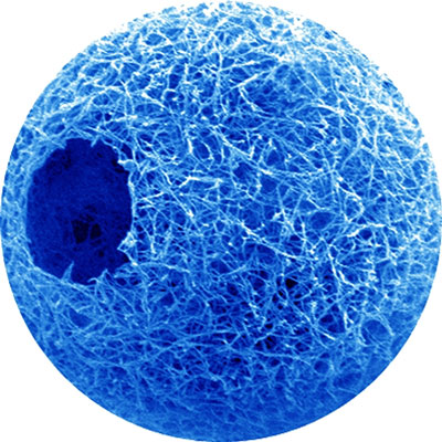 nanofibrous hollow microspheres