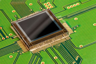 Photograph of a hybrid photodetector