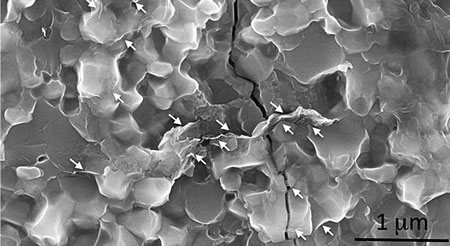 >Wrapping of graphene platelets around silicon nitride grain boundaries