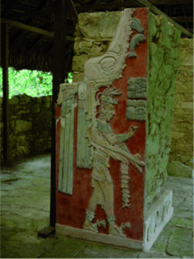 >Mayan wall painting