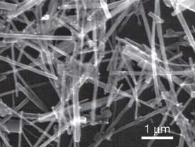 Potassium niobate nanowires