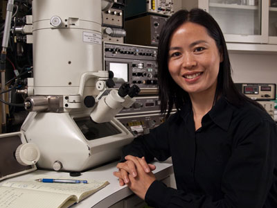 Haimei Zheng, a Berkeley Lab chemist