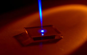 Evaporation of diamond induced by an ultra-violet laser beam
