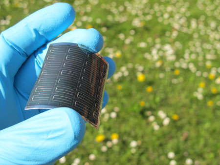 Flexible CIGS solar cell