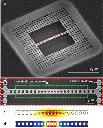 nanoscale silicon mechanical resonator