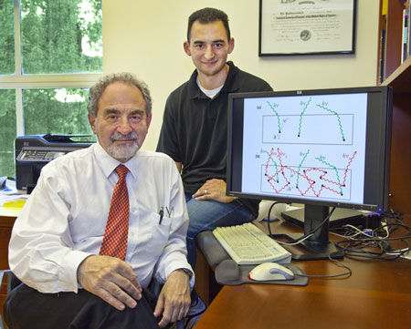 Berkeley Lab's Eli Yablonovitch (left) and Owen Miller