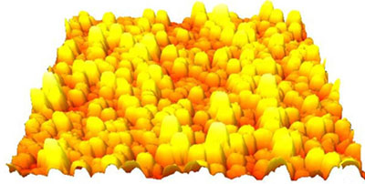polymer film forms nanodots