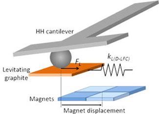 diamagnetic lateral force calibration method