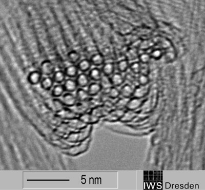 Bundle of carbon nanotubes