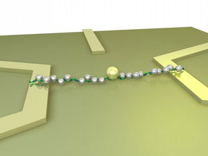  Einzelelektronen-Tunnel-Transistors auf der Basis von DNA