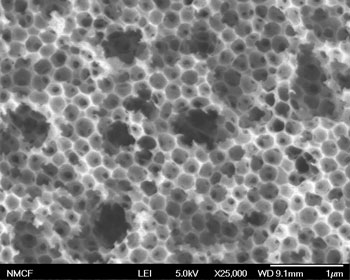 nanoscale honeycomb structure