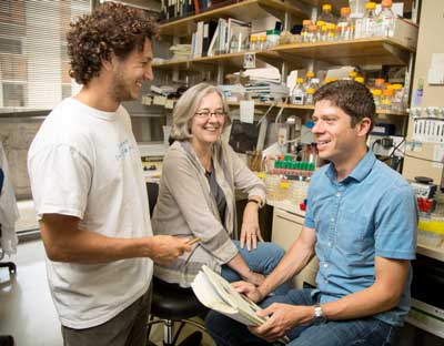 From left: John Lubin, Vicki Lundblad and Tim Tucey