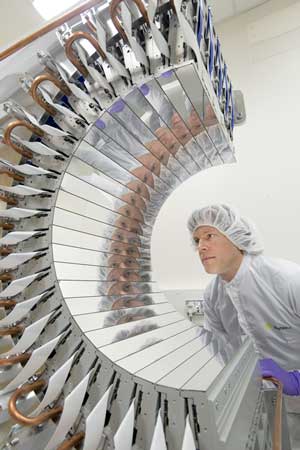 Detector on I23 beamline at Diamond