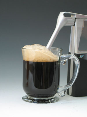 O-Pal Oxygenator Infusing Nano-Bubbles into Coffee