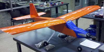 An unmanned aerial vehicle built entirely from parts from a 3-D printer
