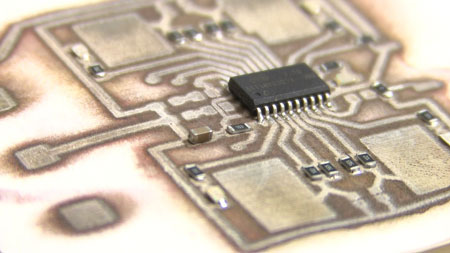 Example of a printed circuit board