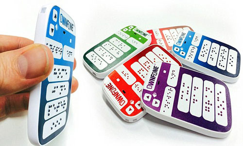 Braille phone that is made using 3D printing