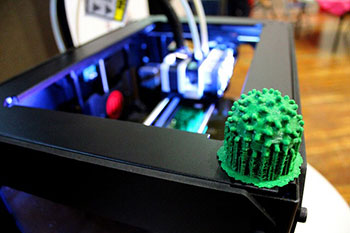 A 3D printer used to print bugs and germs