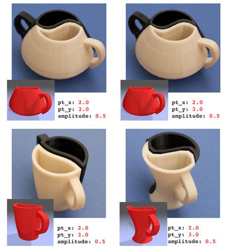 3D printed yin-yang cup