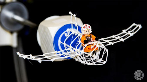 wire frame prototype of a toy aircraft