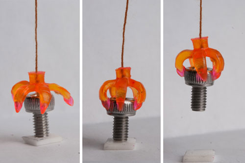 3-D printed multimaterial shape-memory minigripper