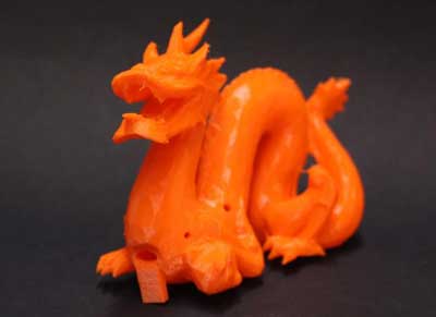 3D-printed dragon
