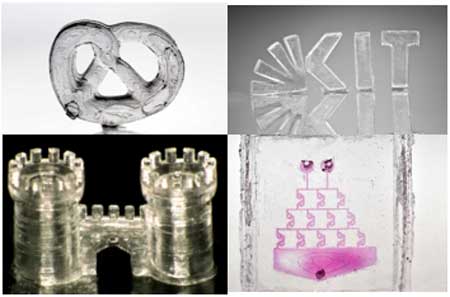 3D-printed glass structures