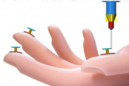 3D printer can print touch sensors directly on a model hand